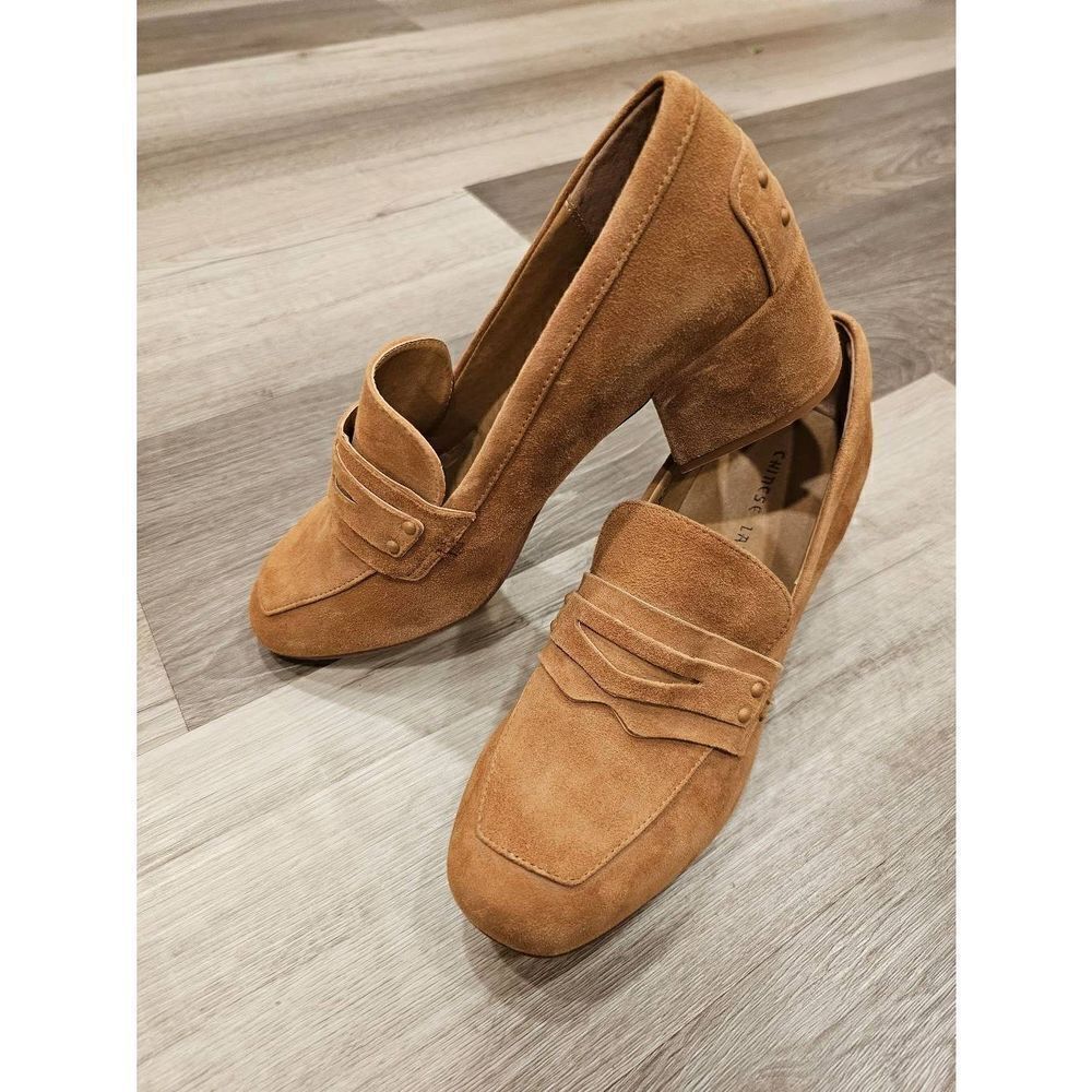 Chinese Laundry Women's Tan Marilyn Block Heel Clogs - Picture 3 of 12